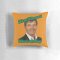 Daniel O'Donnell inspired throw pillow with decorative text design