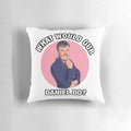Soft, plush pillow featuring the image of Irish country music icon Daniel O'Donnell