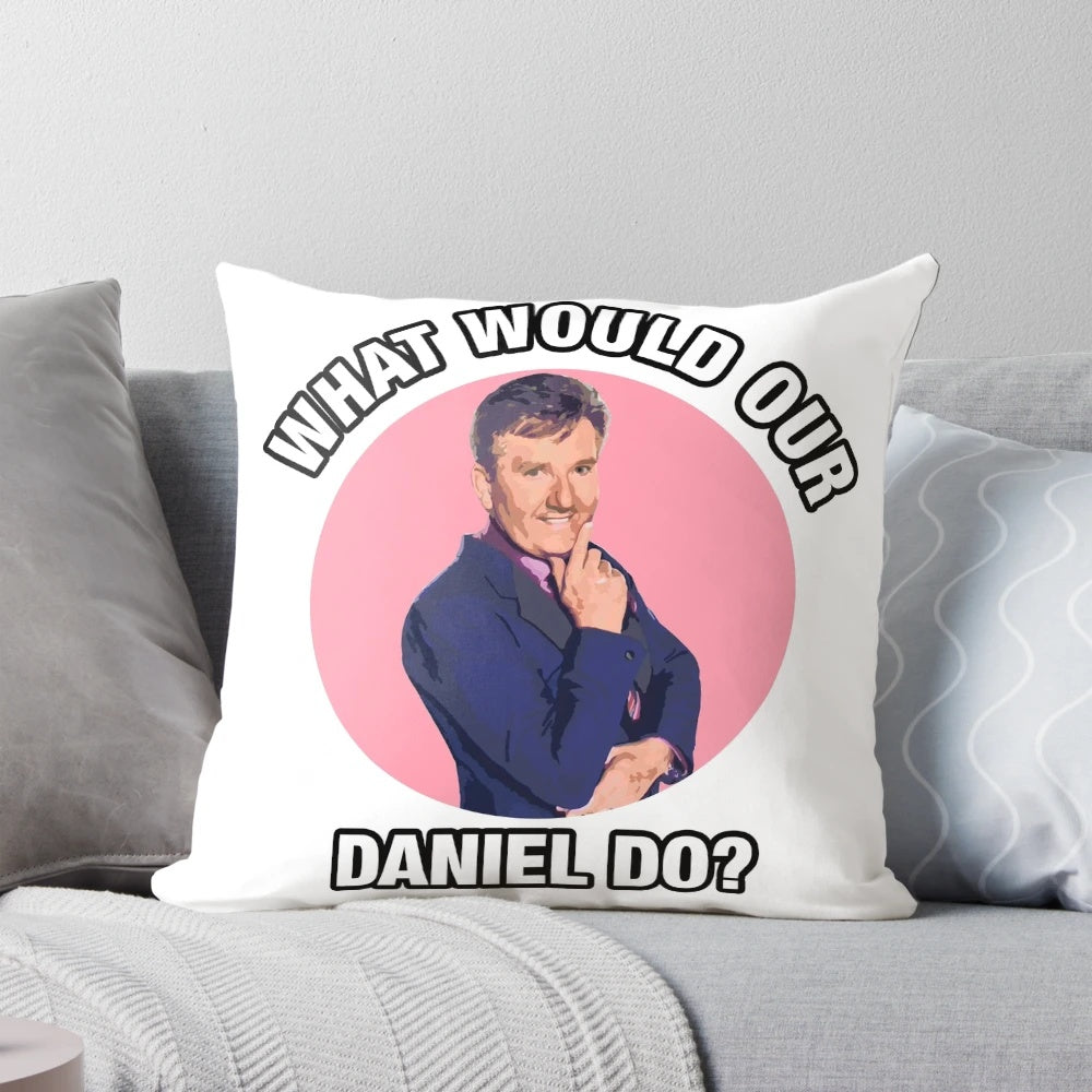 Soft, plush pillow featuring the image of Irish country music icon Daniel O'Donnell