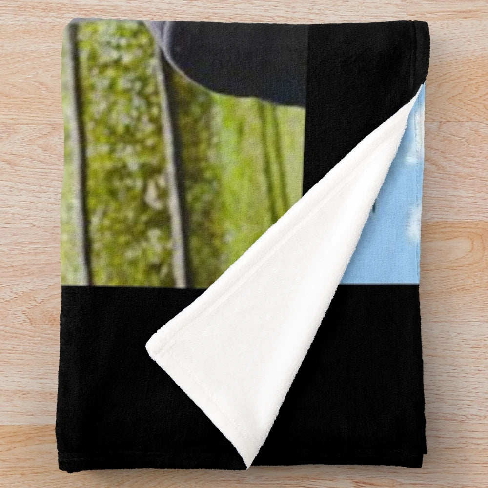 Daniel O'Donnell Plush Blanket with Peace in the Valley Album Art Design