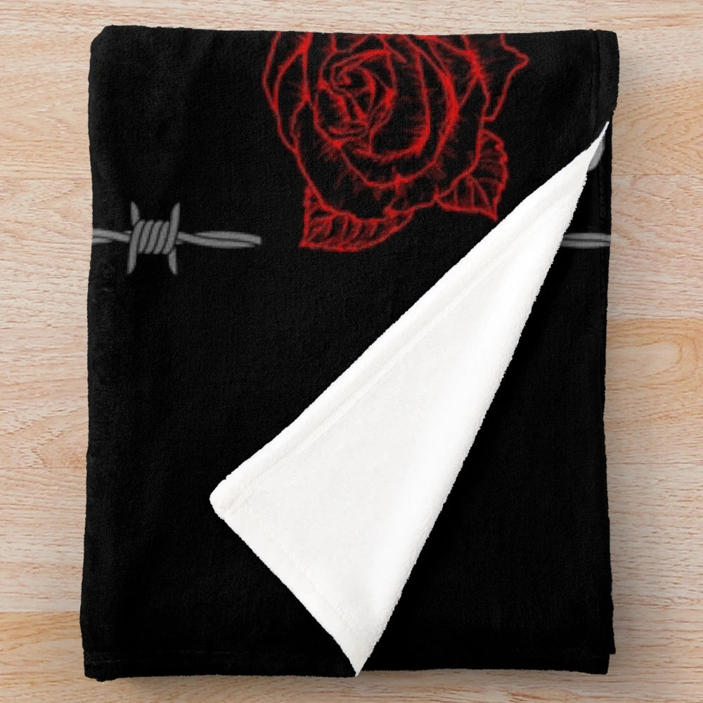 Dark Tower inspired plush blanket featuring Stephen King's iconic characters
