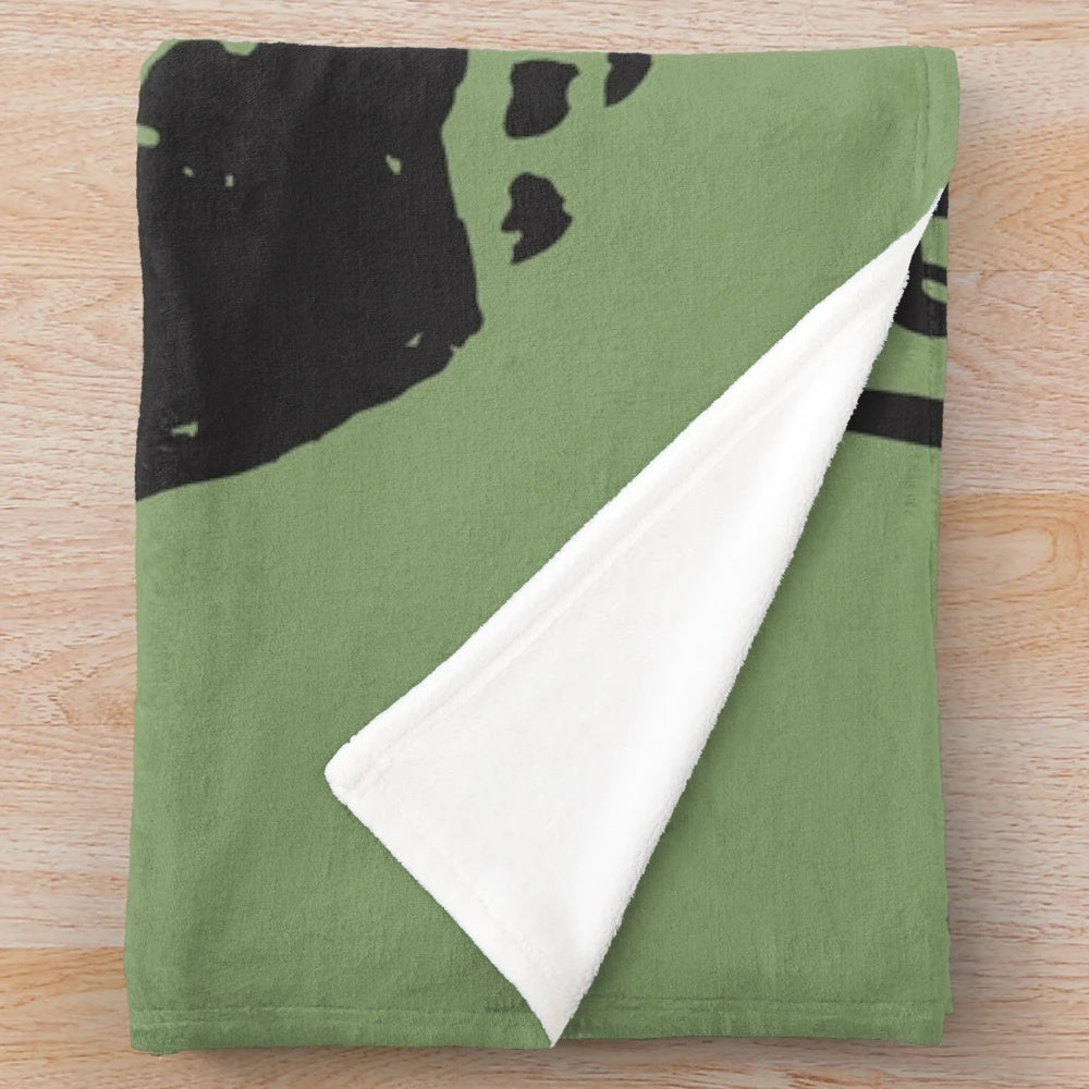 Dark Tower inspired plush blanket with "Long Days and Pleasant Nights" design