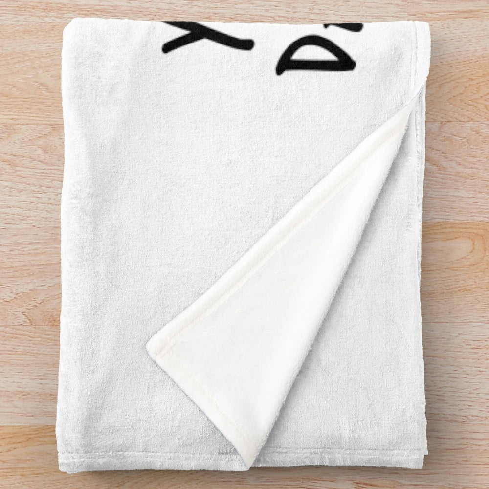 Data analyst unicorn plush blanket