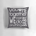 Dave Matthews Band fan pillow with band logo and lyrical design