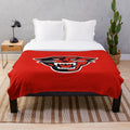 Davenport-Panthers themed plush blanket for sports fans