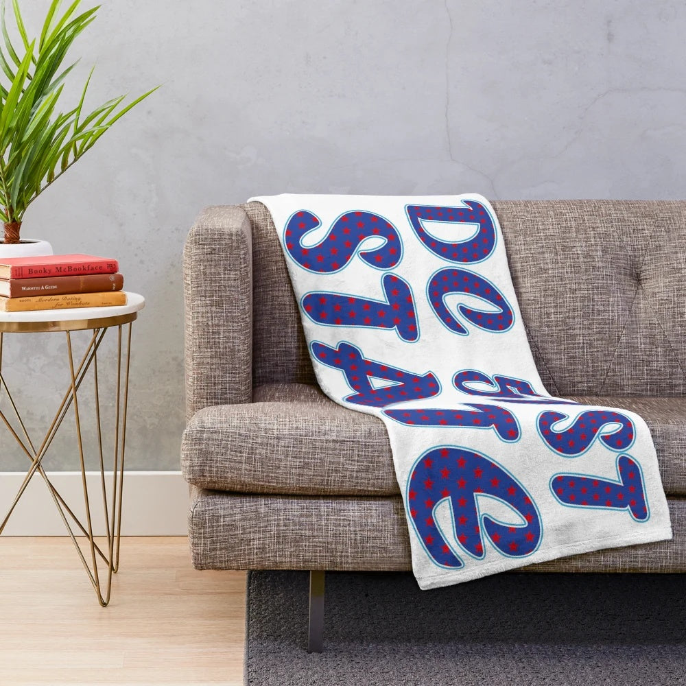 DC 51st State inspired plush blanket