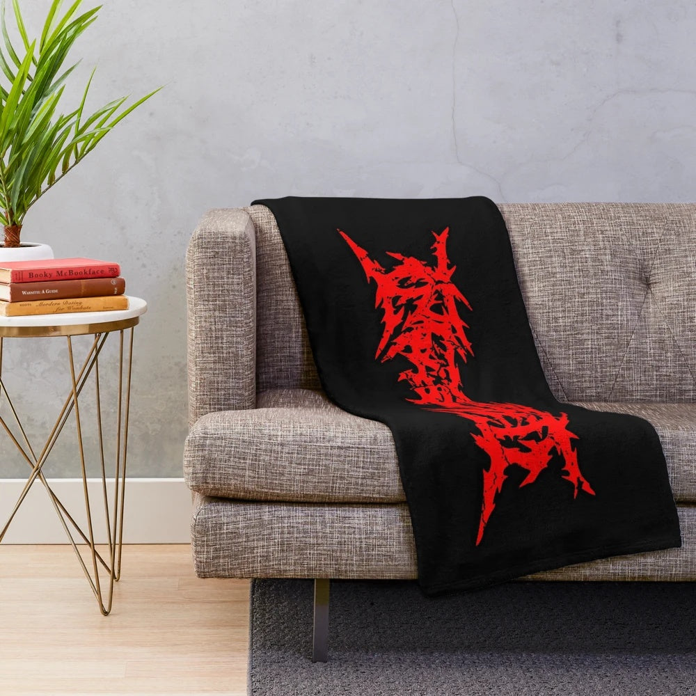 Ingested band death metal plush blanket