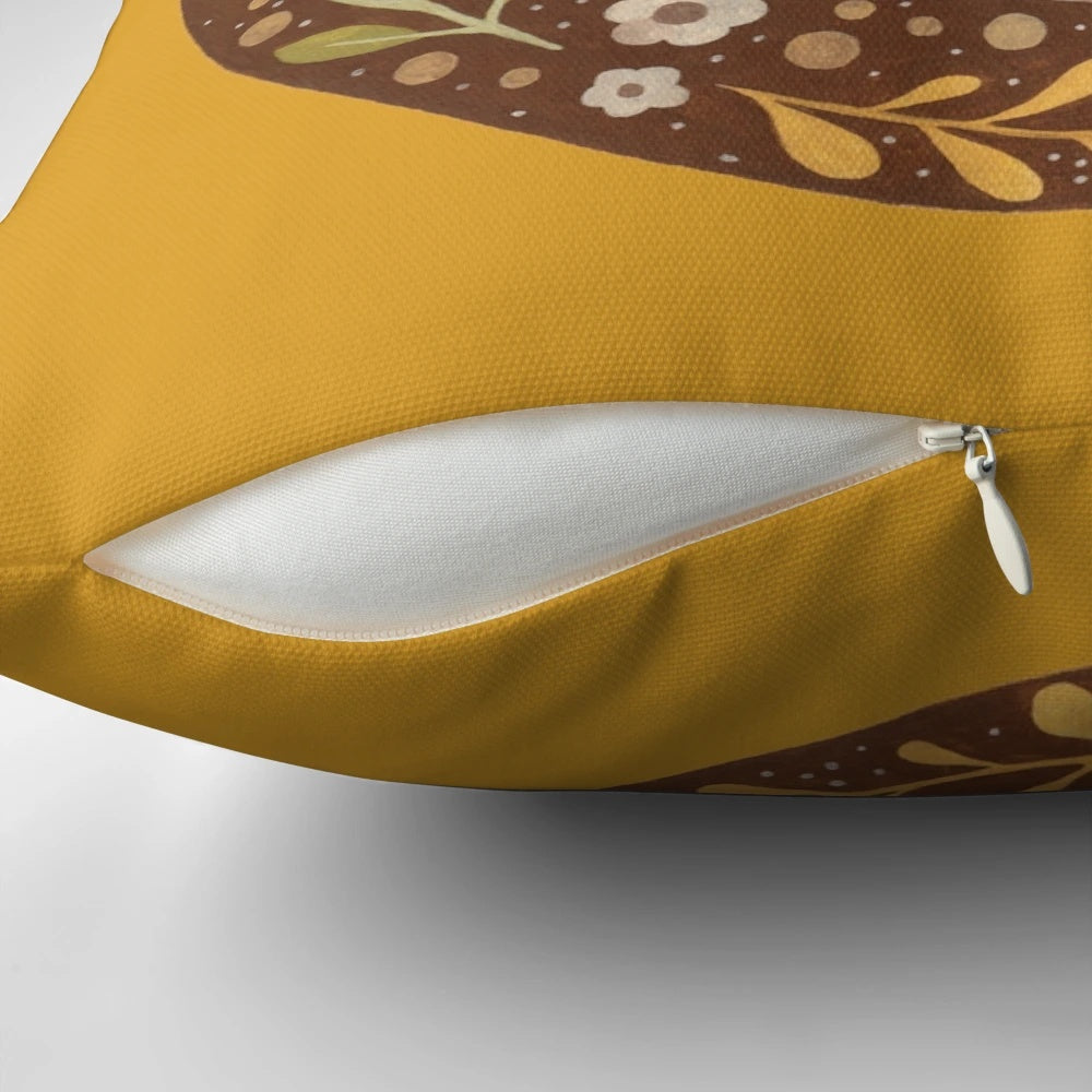 A soft, plush pillow with a nature and animal design, perfect for deep, restful sleep.
