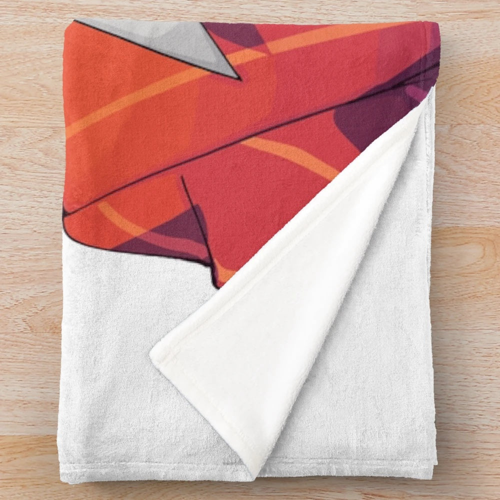 Demiurge-themed plush blanket for anime lovers