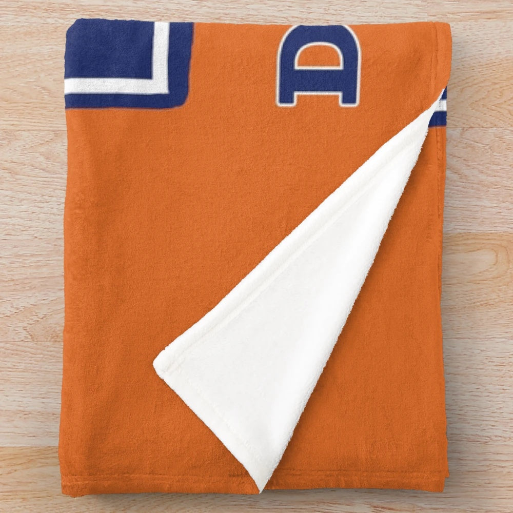 Denver Donkeys plush blanket with team logo