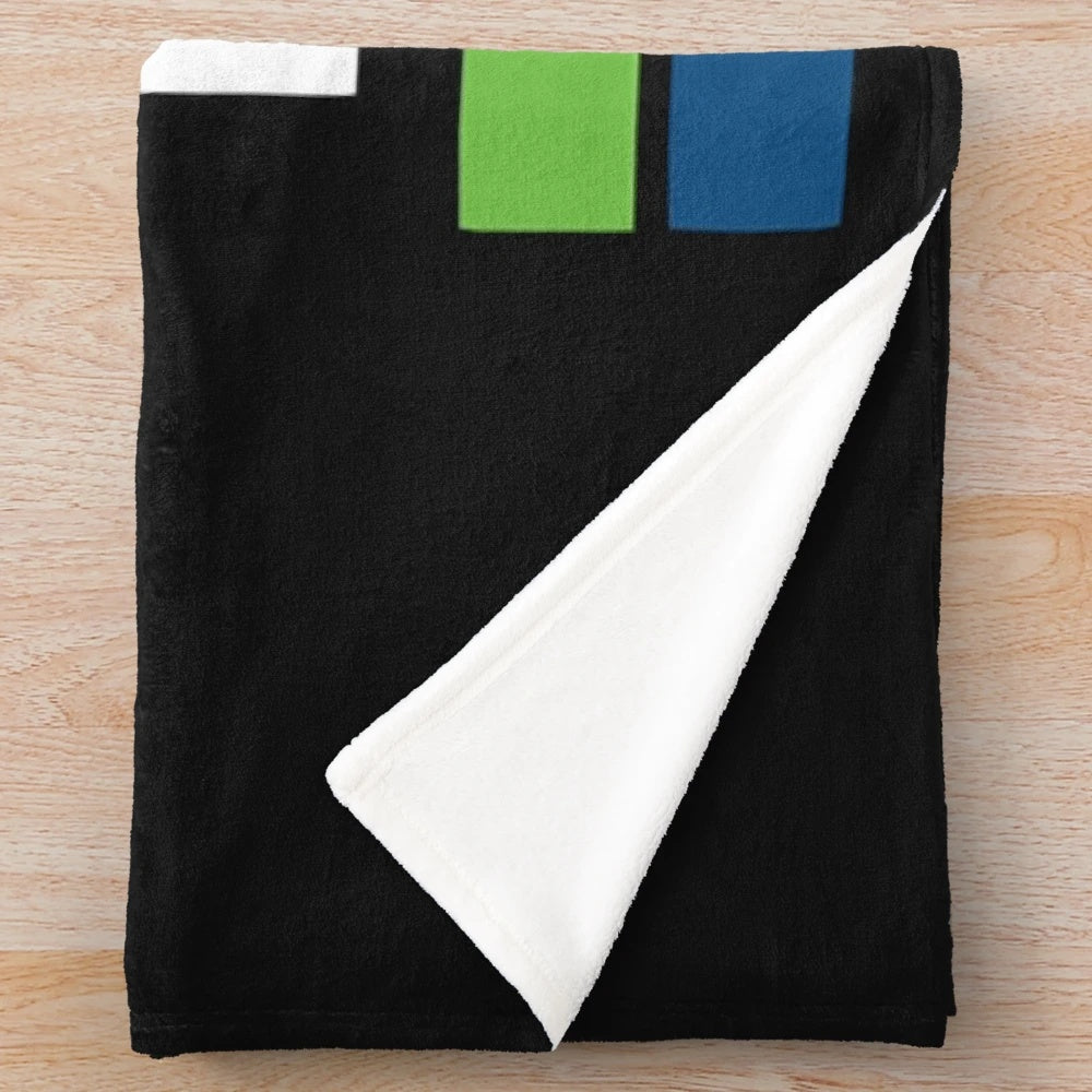 Soft and plush blanket featuring the Deutz Fahr logo, perfect for tractor enthusiasts
