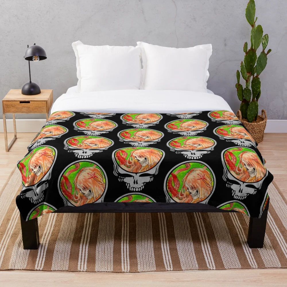 Soft, high-quality plush blanket featuring the Dirty Heads band logo and artwork