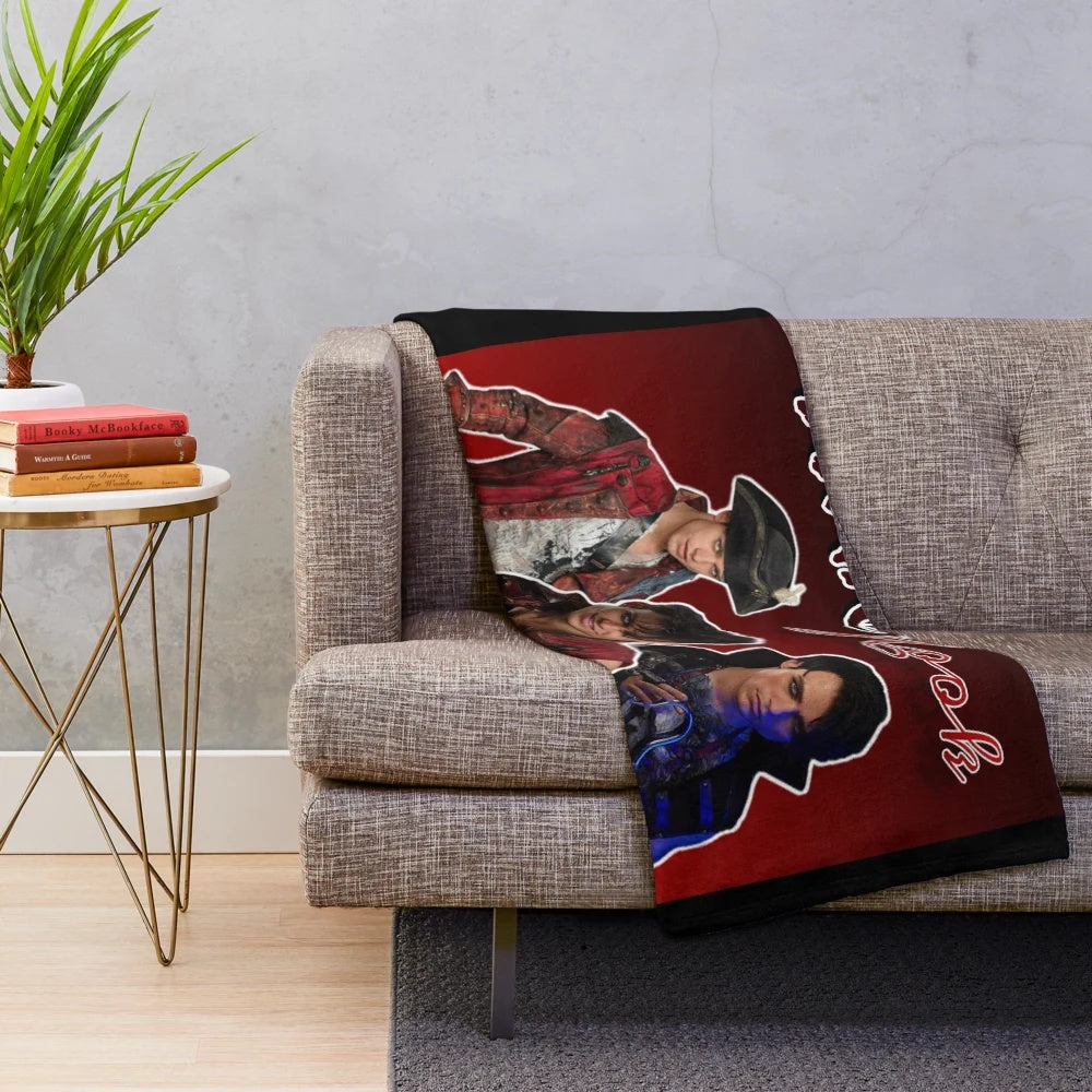 Disney Descendants Harry Hook Plush Blanket