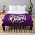Soft and plush Disney Frozen-inspired blanket with Elsa the Snow Queen design and northern lights