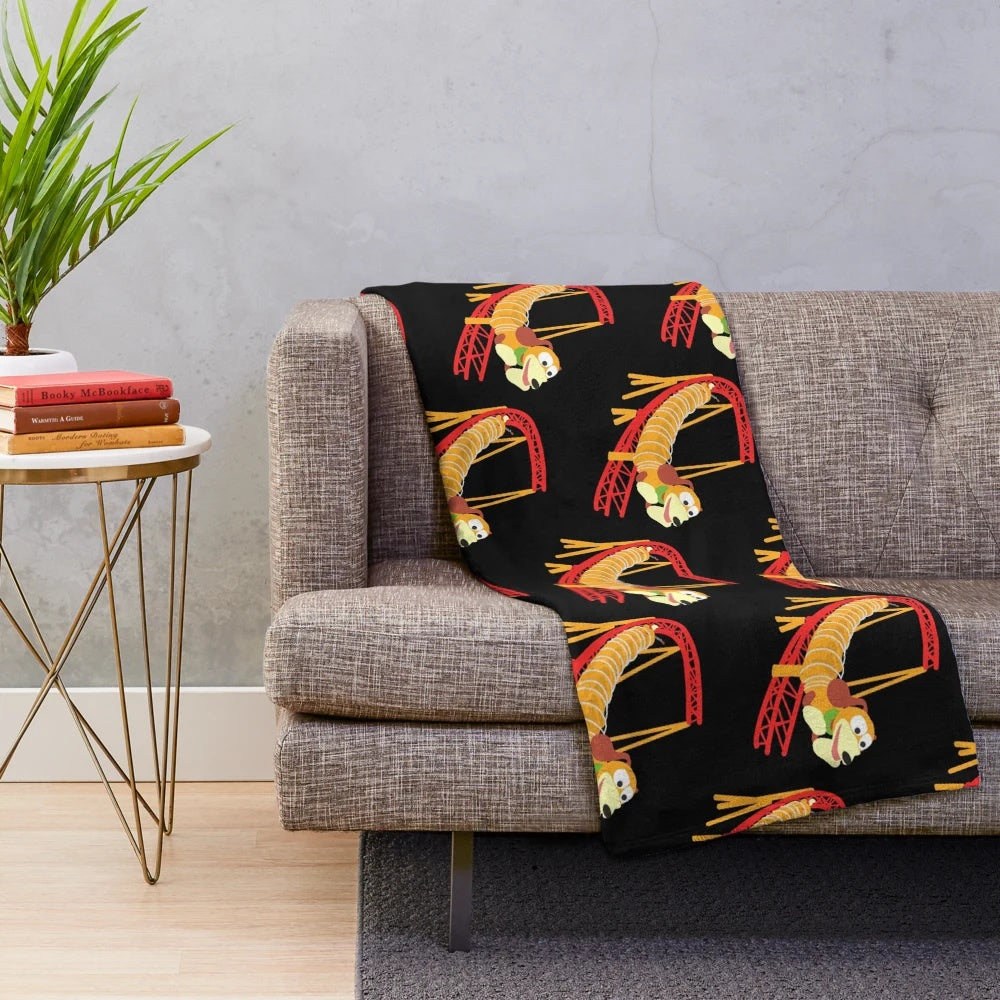 Slinky Dog Dash inspired plush blanket