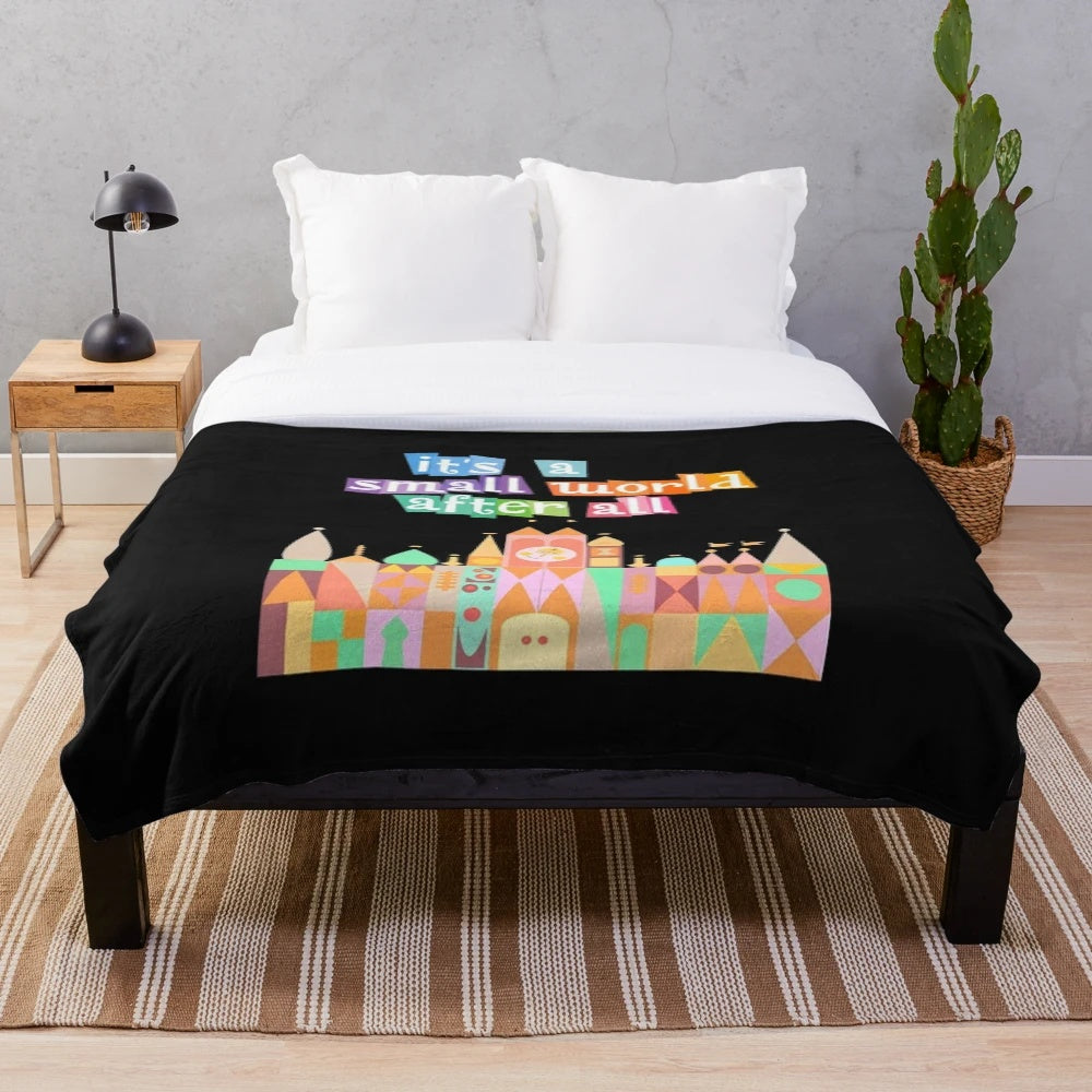 Soft and snuggly Disney-themed plush blanket
