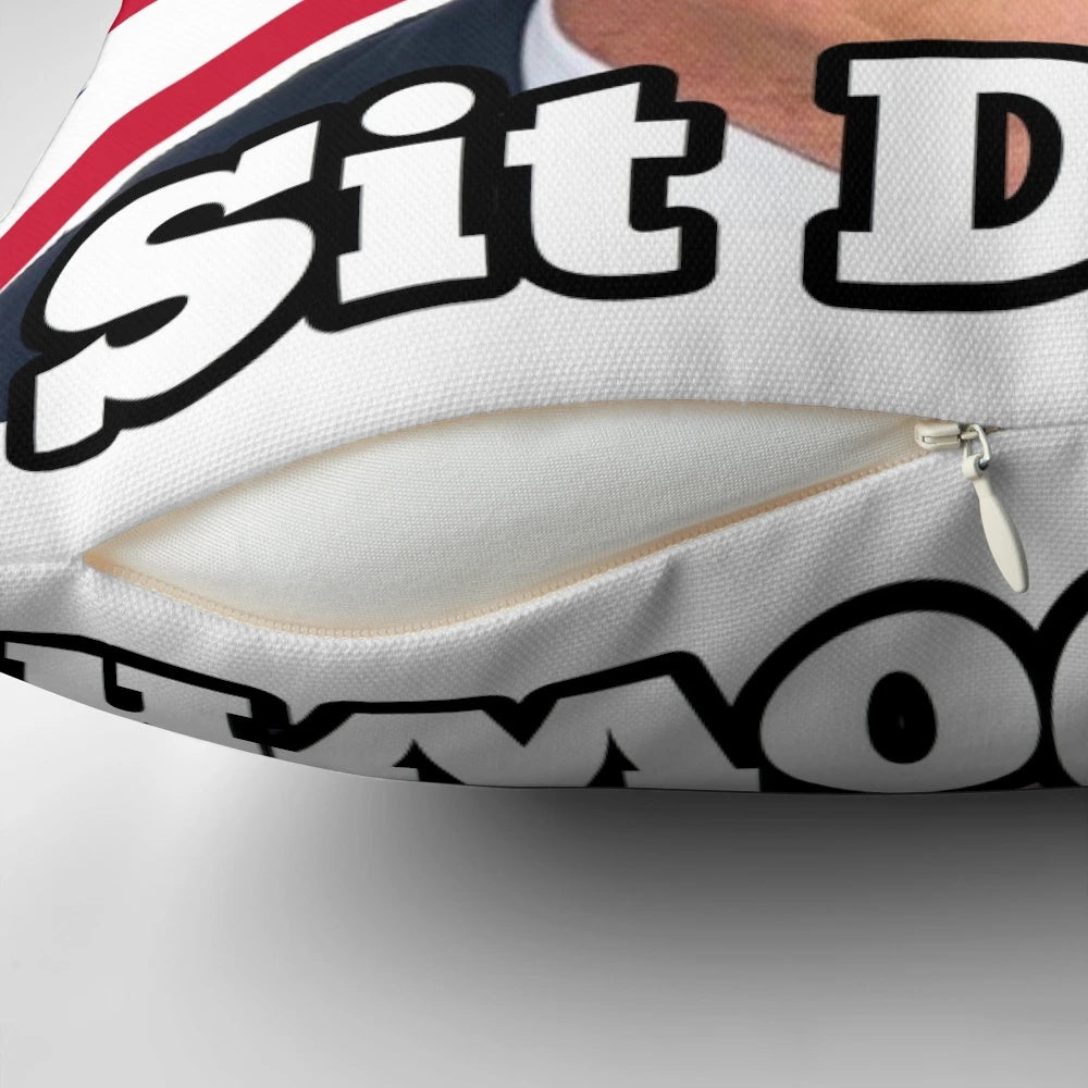 Soft, comfortable Doc Martin-themed sit down pillow with image of the popular TV show character