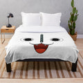 Soft and cozy dog-inspired plush blanket featuring anime-style design