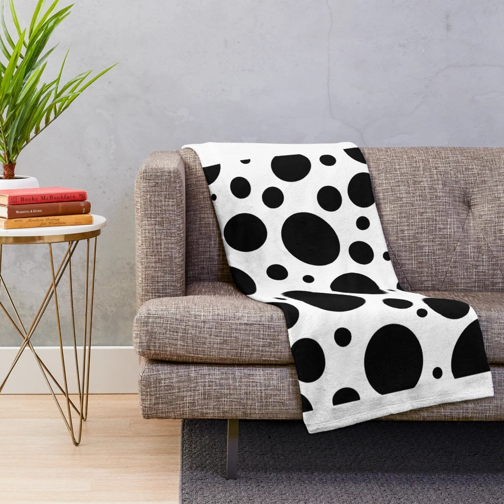 Soft, plush blanket with a charming dog pattern design