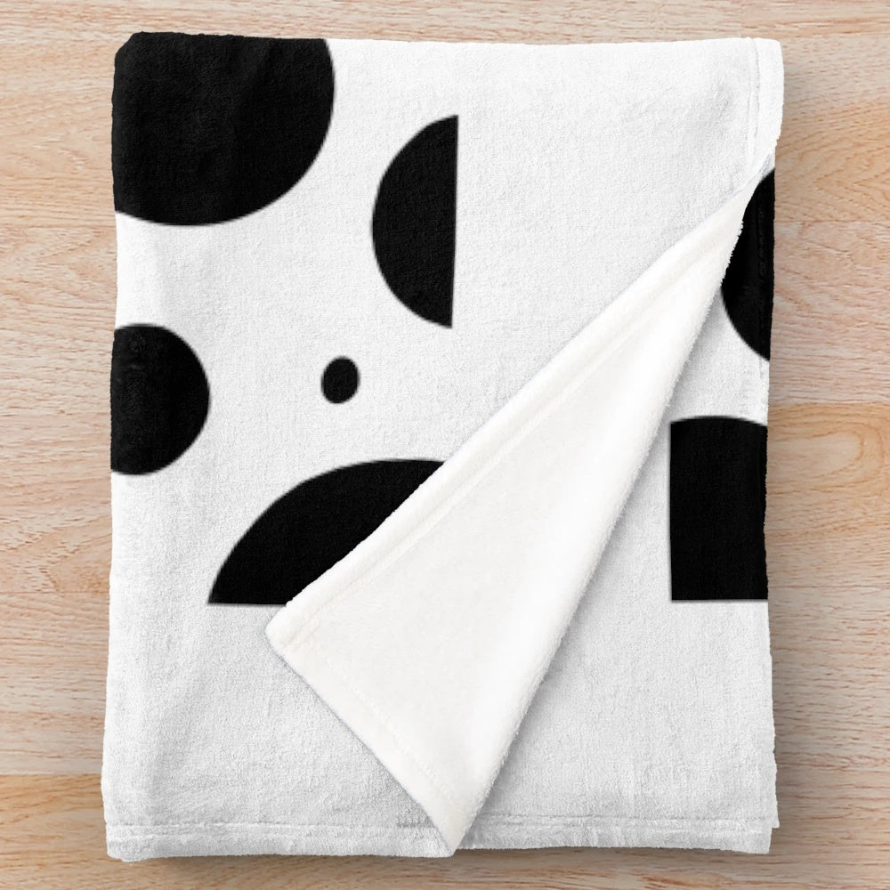 Soft, plush blanket with a charming dog pattern design