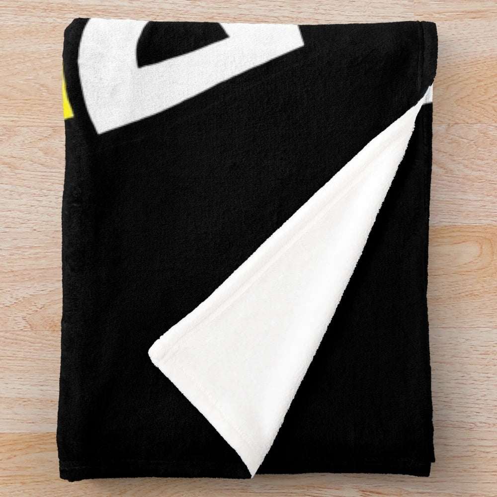 Dog Man Inspired Plush Blanket with Comedic Graphic Novel Design