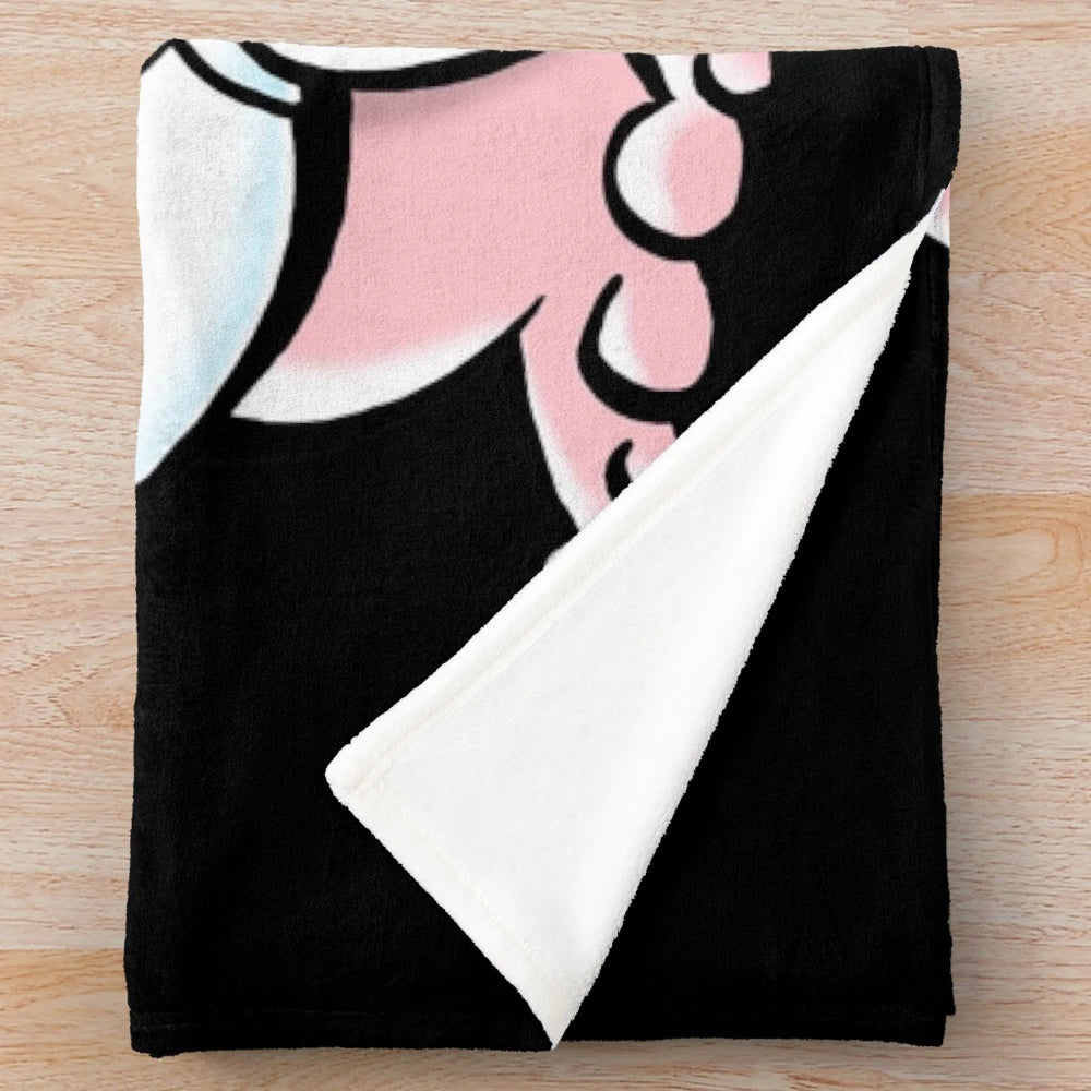 Dog Man inspired plush blanket for children