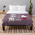 Soft and Cuddly Dog Mom Plush Blanket