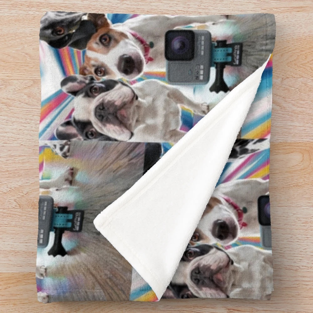 Dog Tales - The Woof Crew Plush Blanket for Adventurous Dogs
