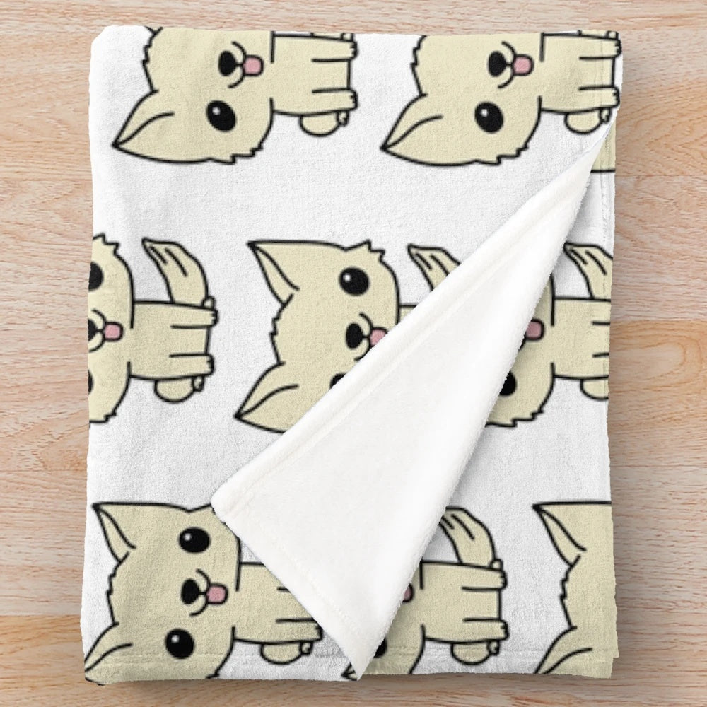 Soft, plush dog blanket for pet owners