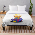 Soft and snuggly dog plush blanket for a cozy and relaxing home environment