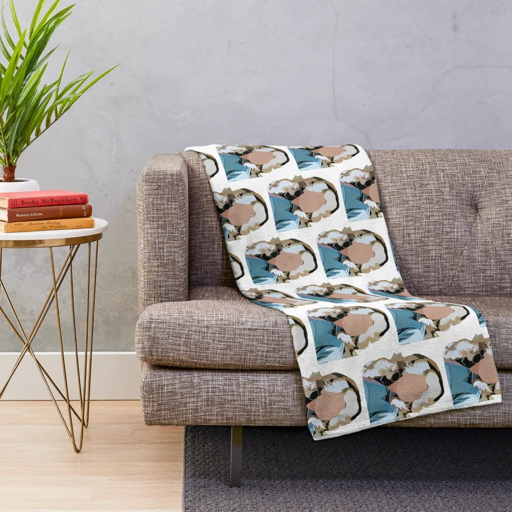 Dolly Parton inspired plush blanket with country and feminist design