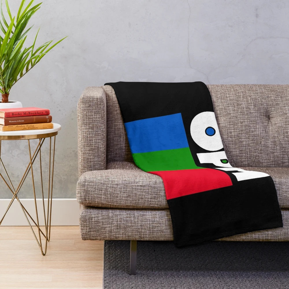 Dom Kennedy inspired plush blanket with palm tree design