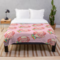 Soft and cuddly plush blanket featuring the character Dom from Animal Crossing