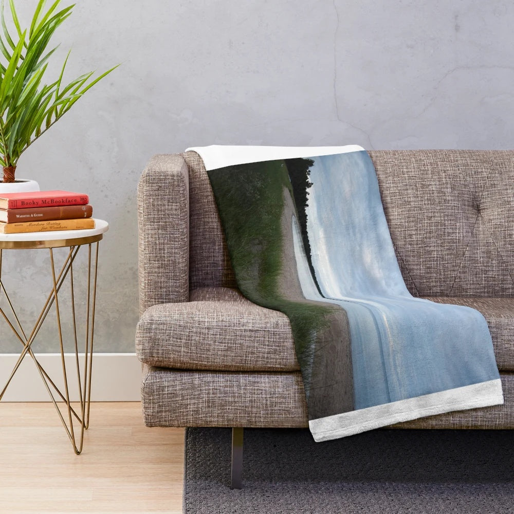 Soft and plush blanket perfect for chilly nights in Door County, Wisconsin