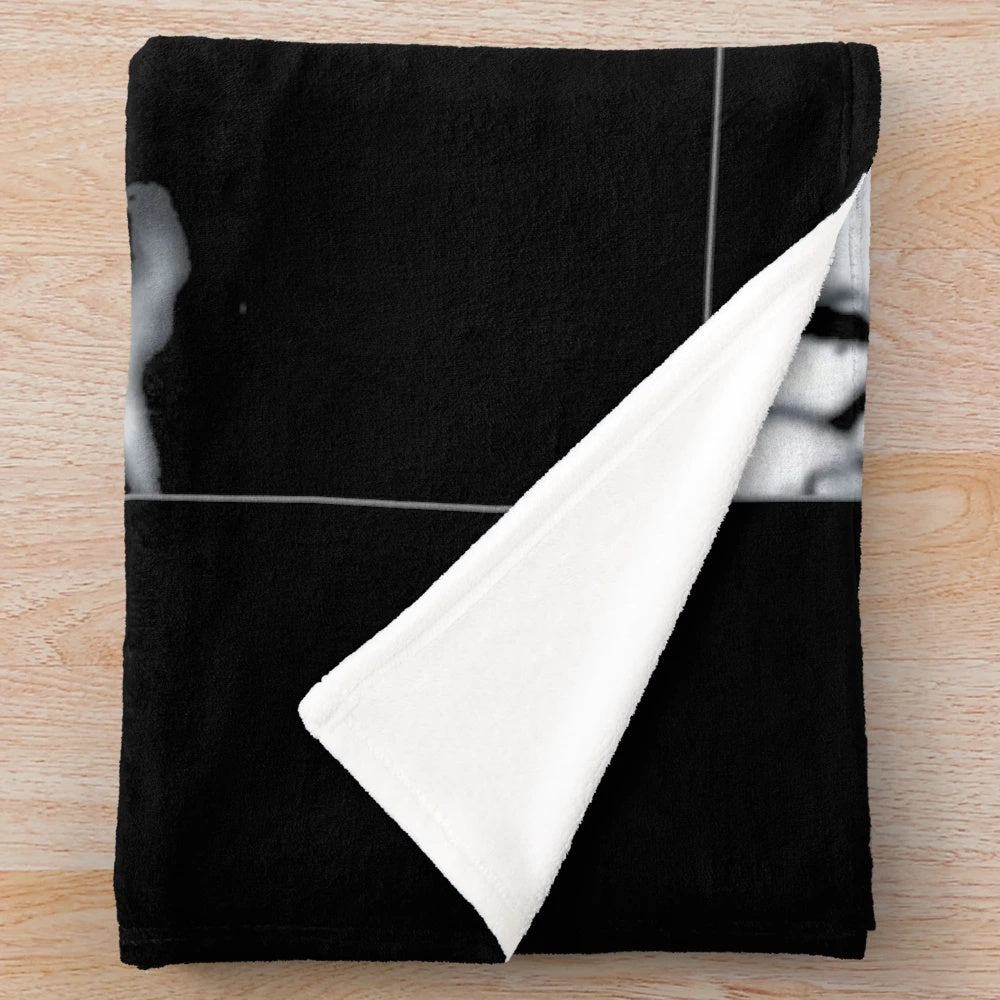 Plush blanket featuring Electric Wizard's Dopethrone album artwork