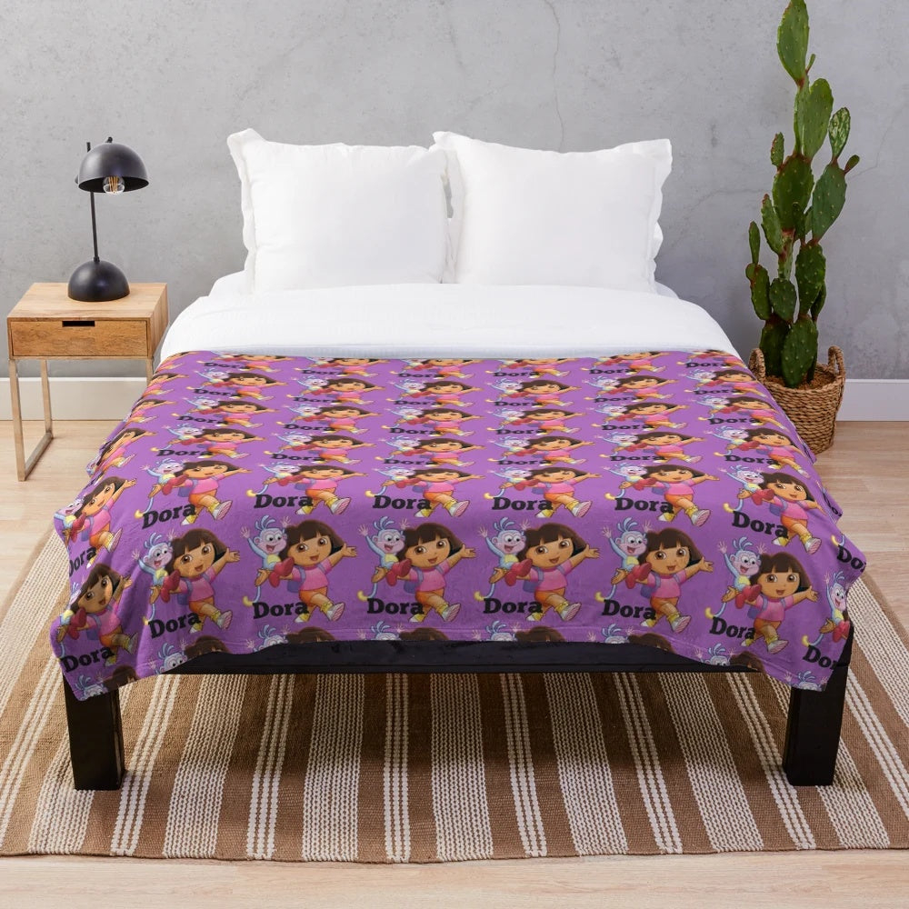 Dora the Explorer kids plush blanket