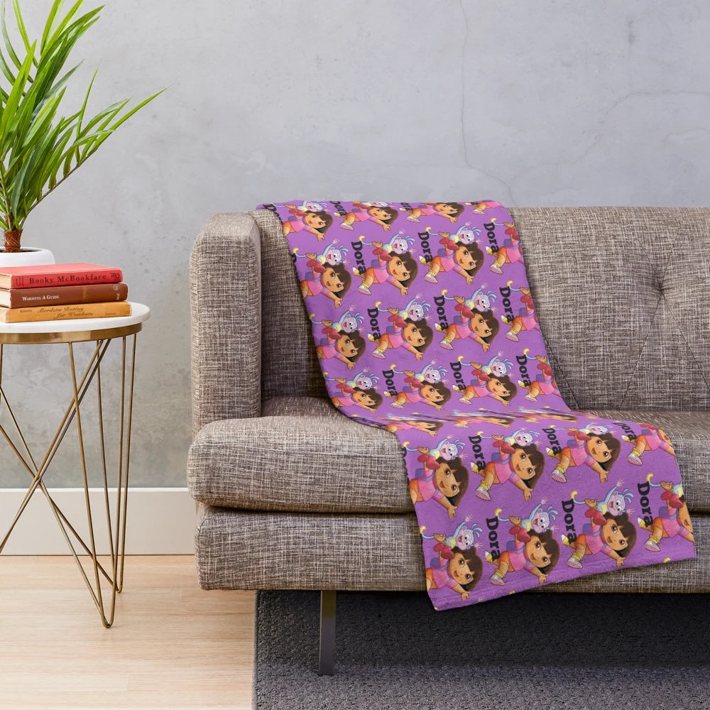 Dora the Explorer kids plush blanket
