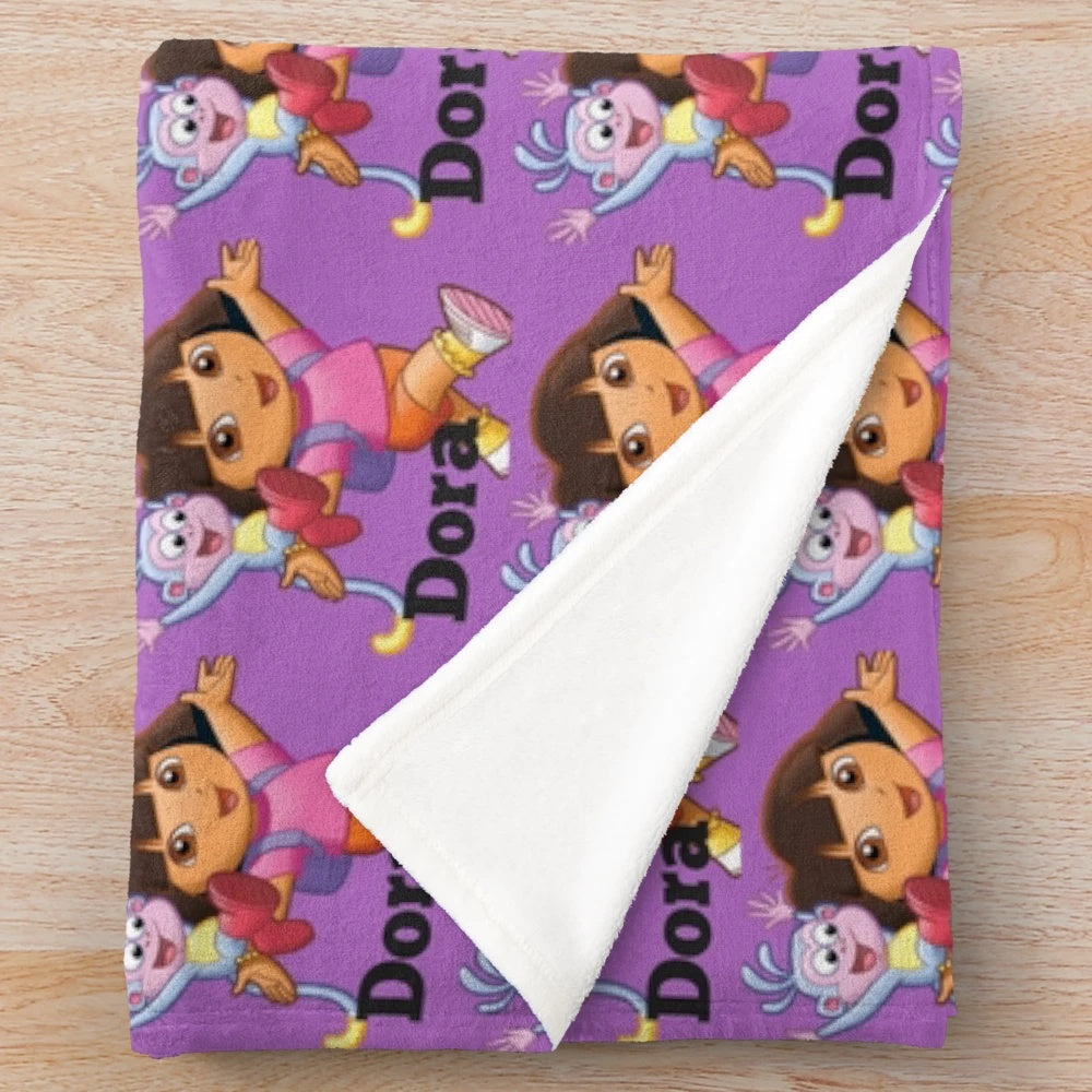 Dora the Explorer kids plush blanket