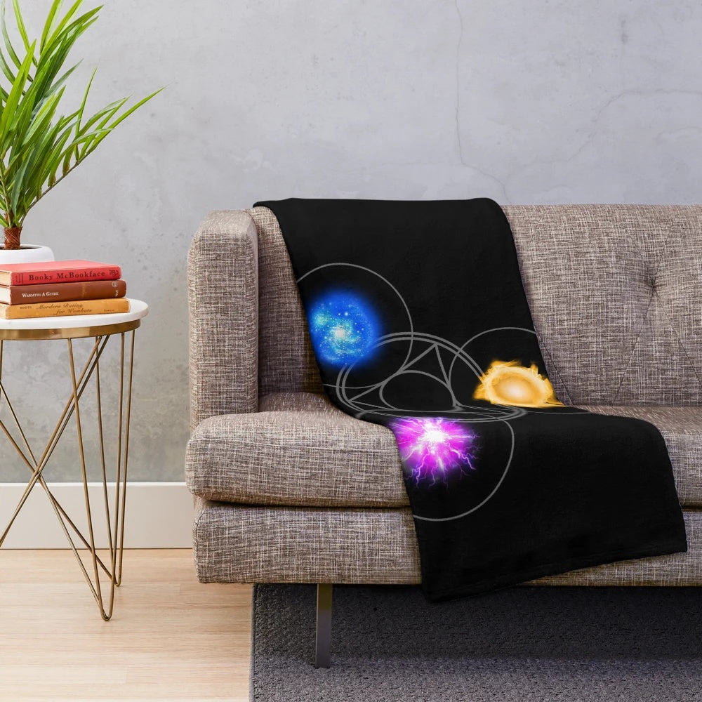 Dota 2 Invoker plush blanket with magical design