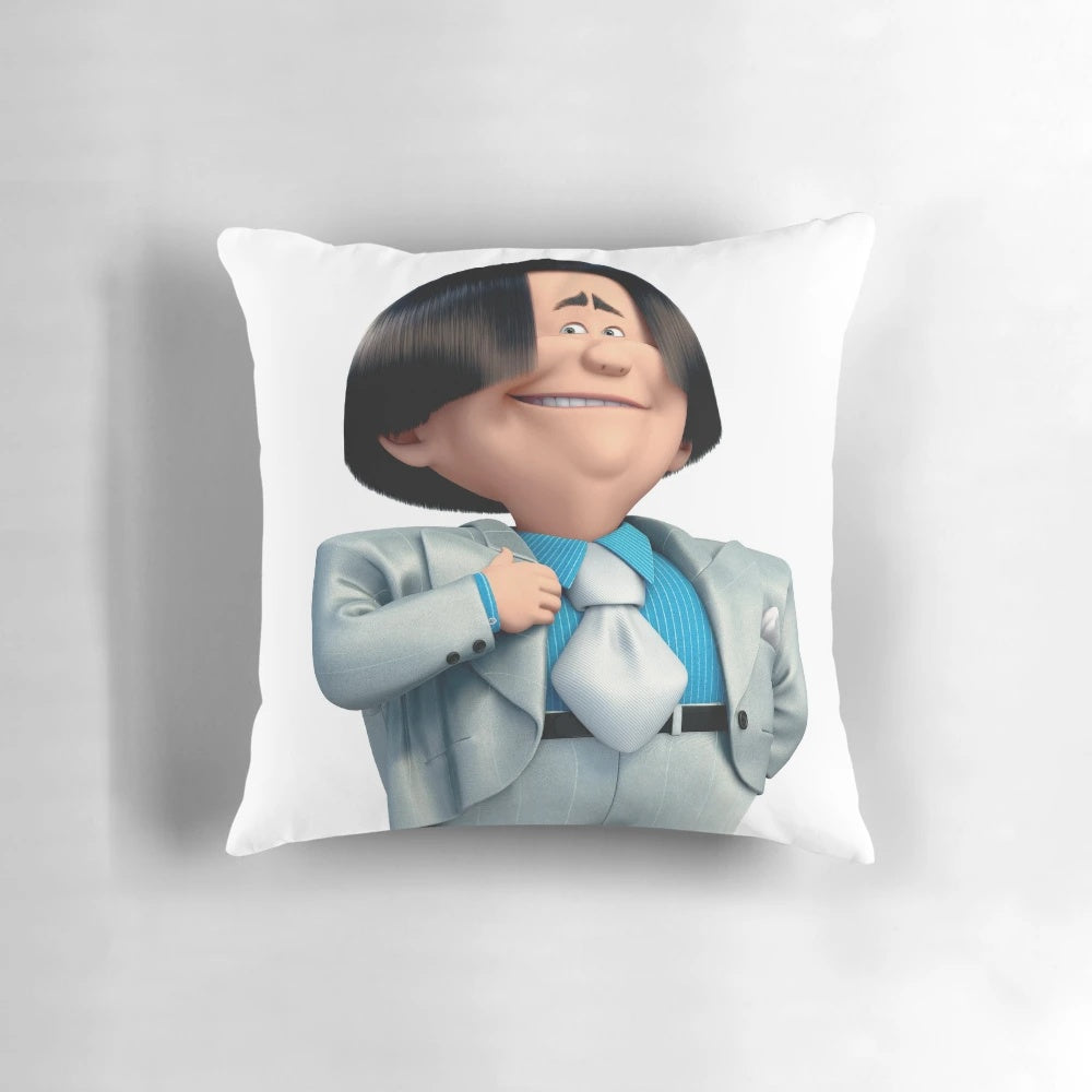 Soft and plush pillow featuring the character Mr. O'Hare from the Dr. Seuss classic, The Lorax.