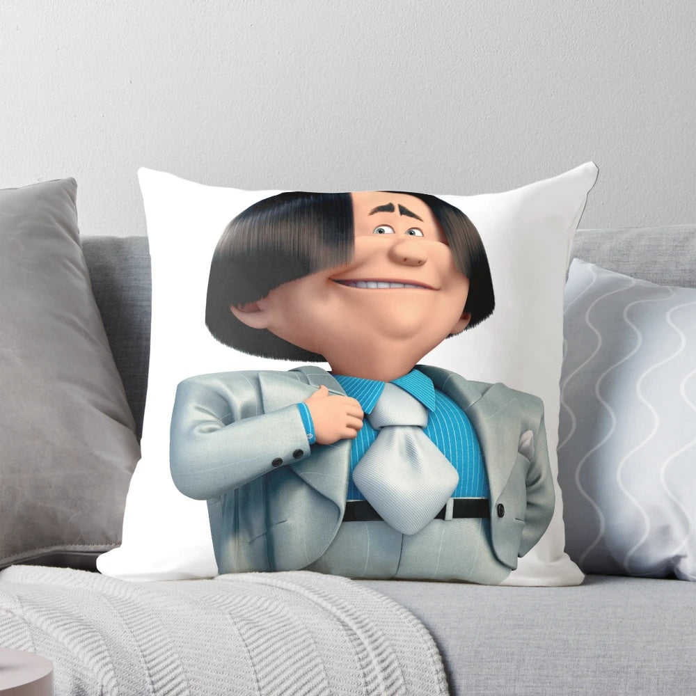 Soft and plush pillow featuring the character Mr. O'Hare from the Dr. Seuss classic, The Lorax.