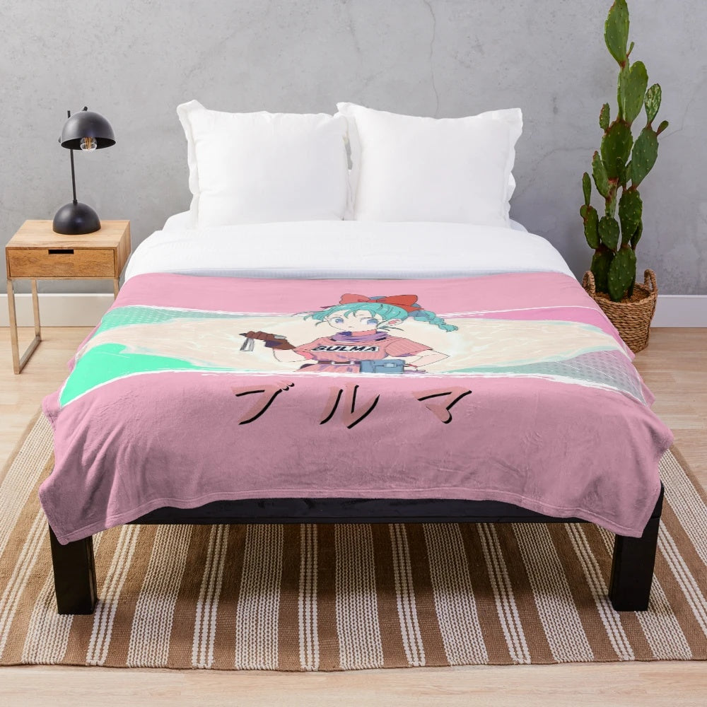 Dragon Ball-themed plush blanket