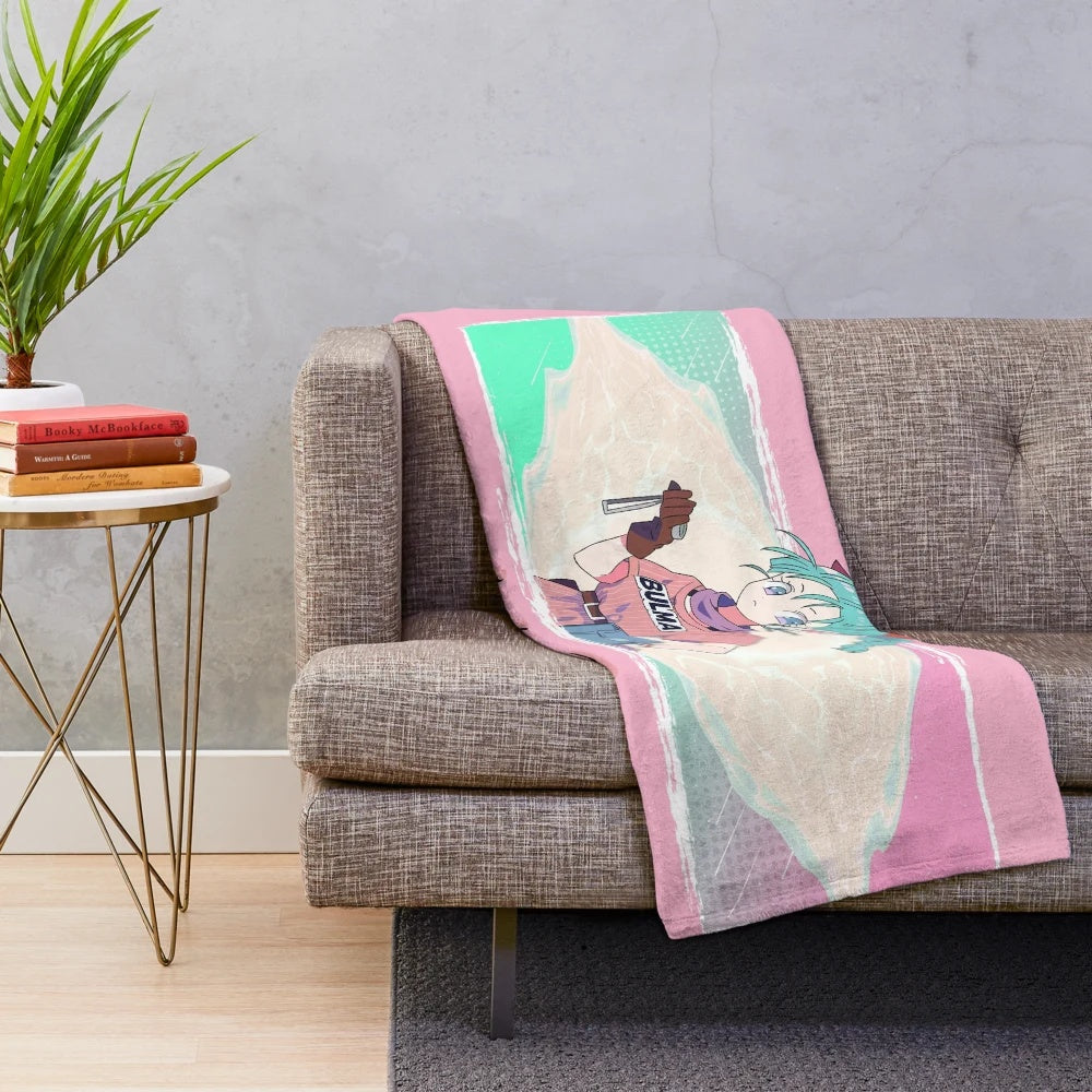 Dragon Ball-themed plush blanket