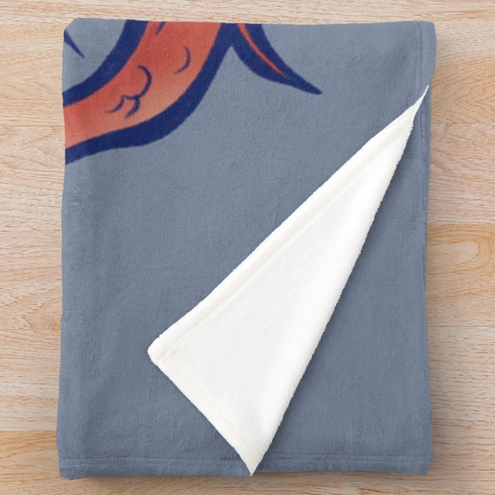 Plush dragon-themed blanket