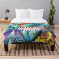 Soft dragon-themed plush blanket inspired by the Wing of Fire book series