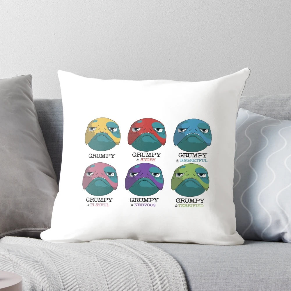 Soft, plush pillow featuring a design inspired by the Netflix fantasy series The Dragon Prince