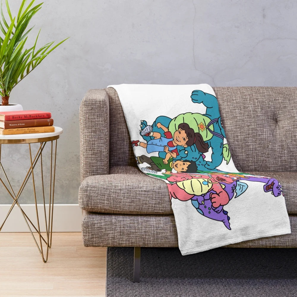 Soft and cuddly dragon tales plush blanket