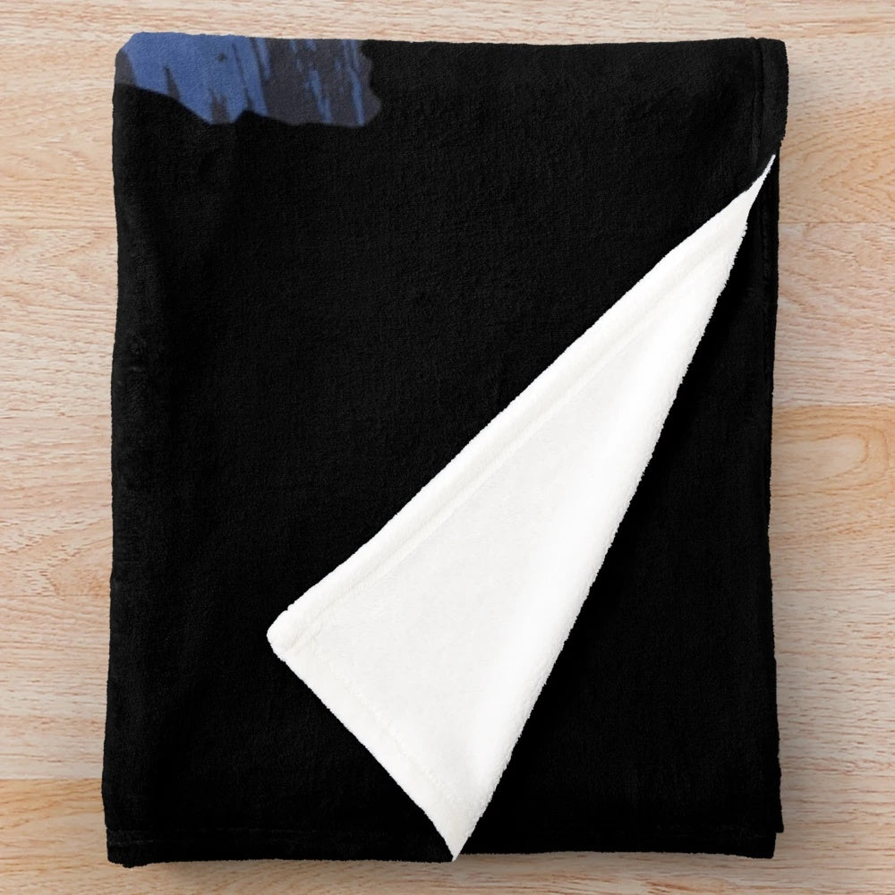 Plush blanket featuring the iconic Dragonborn from Skyrim