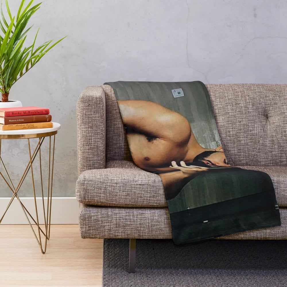 Drake-inspired plush blanket for music enthusiasts