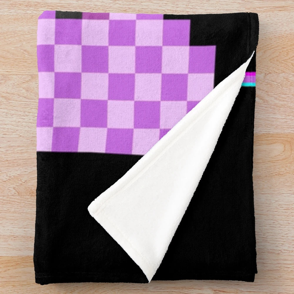 Dream SMP inspired plush blanket featuring Tommy and Tubbo characters